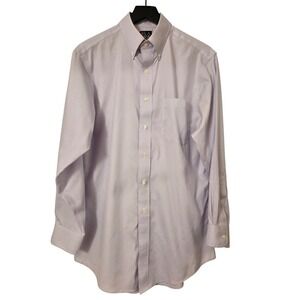 Jos A Bank Mens Dress Shirt Tailored Fit Button Down Lavender